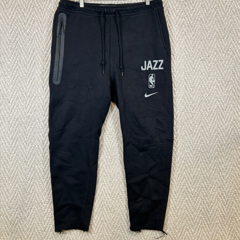 Nike Joggers Mens Extra Large Black Utah Jazz NBA Tech Fleece Tall Sweatpants
